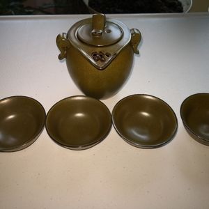 Vintage tea set(tea color)